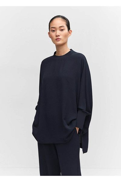 MANGO Woman Oversize szőtt pulóver
