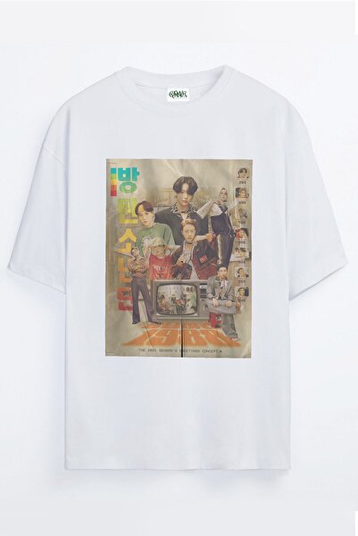 Grove Fashion Army Bts Printed Unisex Oversize T-shirt