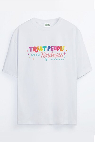 Grove Fashion Harry Styles Treat People With Kindness Printed Unisex Oversize...