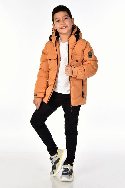 Benittokids Boy's Coat Yellow 51230s
