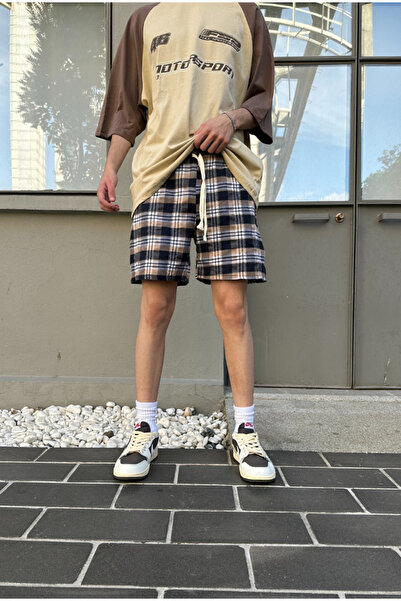 serline Шорти з квадратним візерунком