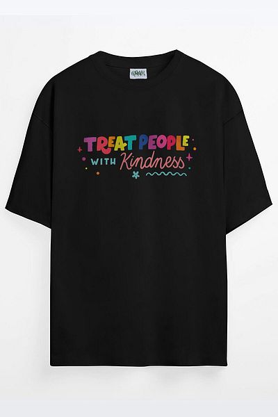 Grove Fashion Harry Styles Treat People With Kindness Tricou oversize unisex imprimat