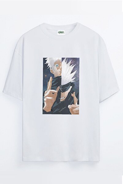 Grove Fashion تي شيرت مطبوع للجنسين من Anime Manga Jujutsu Kaisen
