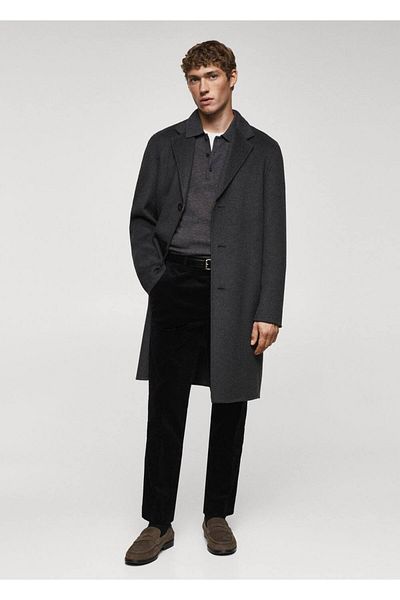MANGO Man Slim-fit corduroy trousers