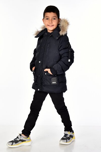 Benittokids Boy's Natural Fur Coat 51254