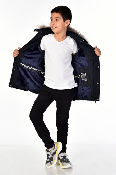 Benittokids Boy's Natural Fur Coat 51254