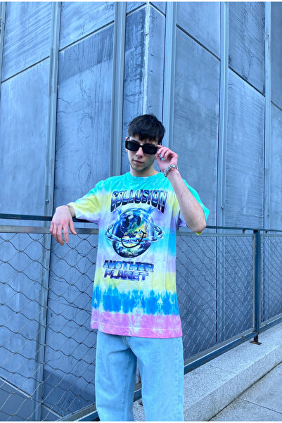 serline Druga planeta štampano Oversize kroj T-shirt