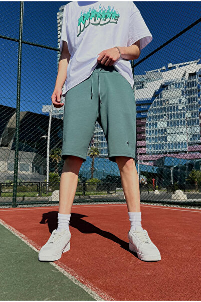 serline Πράσινο βασικό σορτς