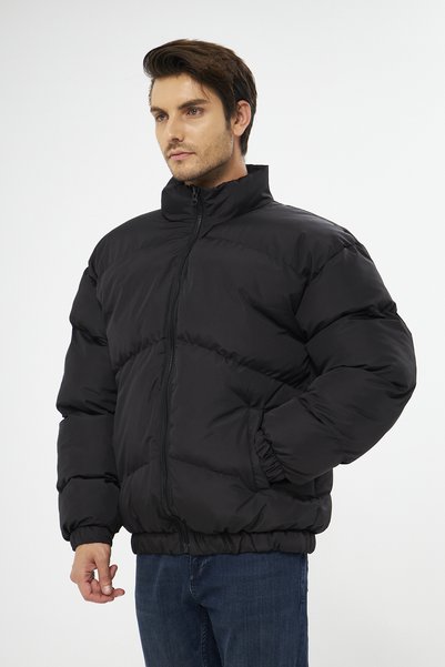 GAREN Unisex Yağmur Rüzgar Geçirmez Çapraz Kesim 7032 Bomber Oversize Mont Ceket Kaban Waterproof MM-153