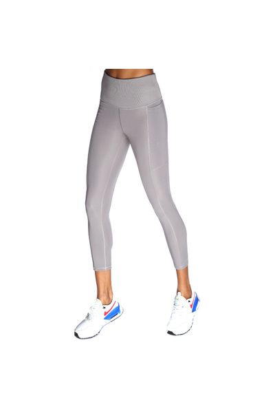 Renkli Store GRG Active Fitness Athlete Tights - Gray Melange - Trendyol