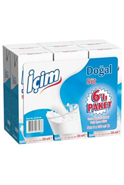 İçim Süt Tam Yağlı 6x200 Ml. (6'lı)