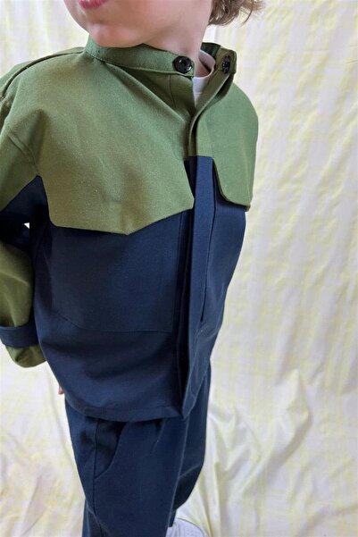 Hulm Double Color Men's Gabardine Shirt