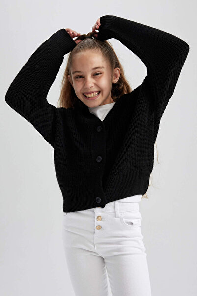 DeFacto Girl's Cardigan Black A2298A8/Bk27
