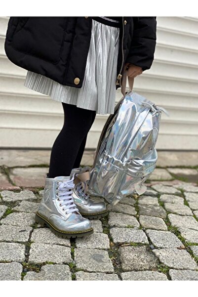 kids A more Charm Girl's Backpack Silver