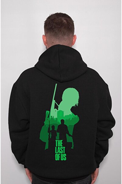 BIGROON The Last Of Us Flowers Hanorac cu glugă unisex cu imprimeu floral