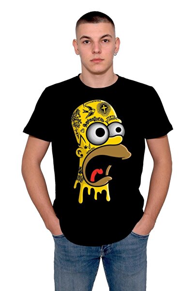 BIGROON Simpson Homer Tata Strah Simpsonovi Majica Unisex T-shirt