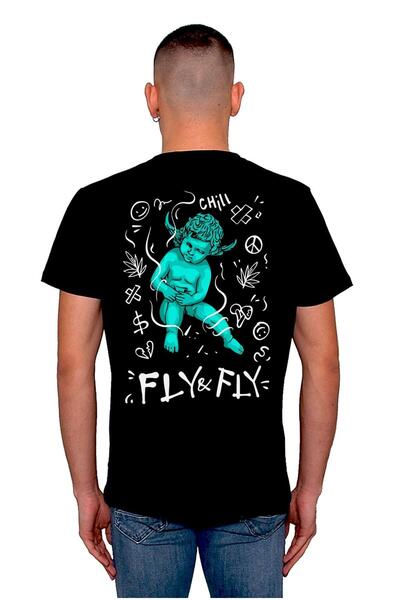 BIGROON Fly Chill retro unisex majica - Eros, bog ljubavi T-shirt