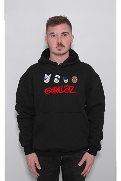 BIGROON Damon Albarn Gorillaz Rock Band Blur Unisex Sa kapuljačom Muzička majica