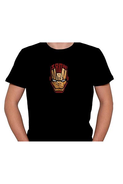 BIGROON Μπλουζάκι Unisex Superhero - Μπλουζάκι Iron Man Iron Man