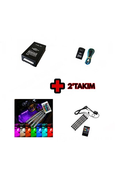 AGSHOP Hyundai Getz Uyumlu Amerikan Park Modülü Ve Ayak Altı RGB Led