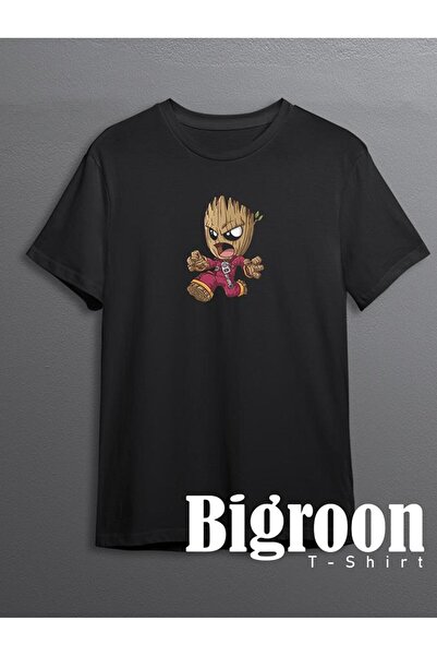 BIGROON Tricou unisex Avengers Guardian of the Galaxy - Sunt Groot Tree Man