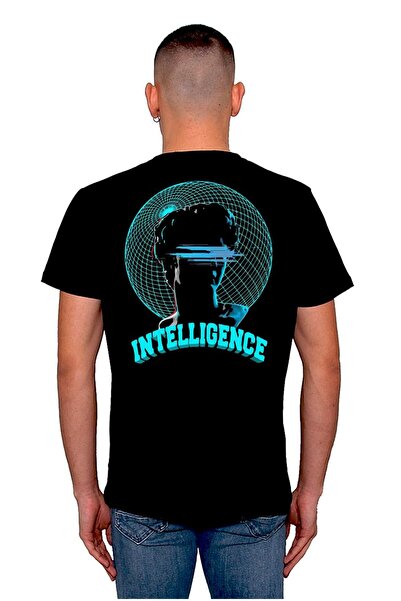 BIGROON Intelligence World Sculpture Retro T-Shirt Unisex T-shirt
