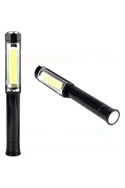 OnlyTech Profesyönel Miknatisli 3 Fonksiyon Led El Feneri Pilli Acil Durum Ik...