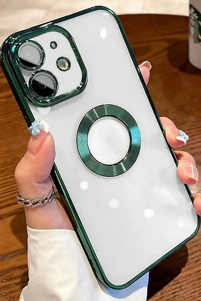 emybox Apple iPhone 11 (12 View) Luxury Phone Case with Transparent Back Came...