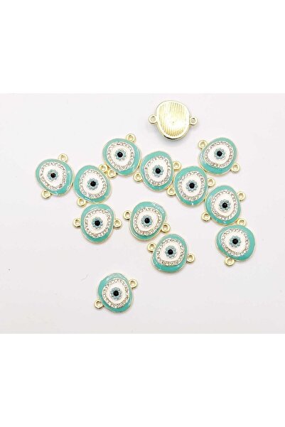 HASAN ERDOĞAN 5 قطع نموذج عين الشر لا تشويه سوار أخضر مائي ومستلزمات مجوهرات قلادة