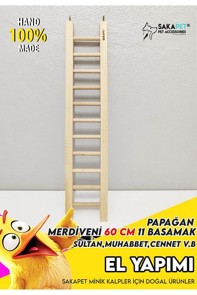 SAKAPET 60 Cm Love Bird - Cockatiel, Budgie, Forpus Bird