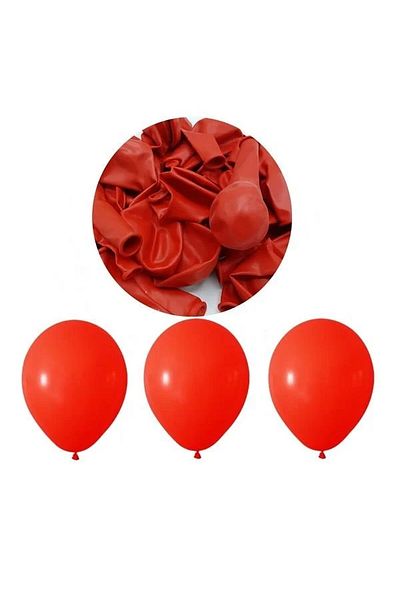 Bkmc Pastel Red Balloon 10 Pieces
