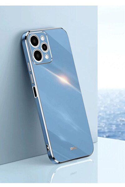 Rivor Xiaomi Redmi 12 Uyumlu Kılıf Parlak Kenarlı Altın Işlemeli Kamera Korum...