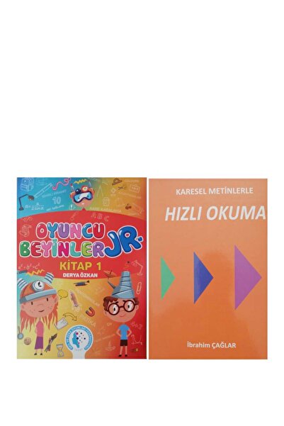 Tazof Oyuncu Beyinler JR. Kitap 1 Akıl Zeka Beceri Oyunları & 1.Sınıf Karesel Metinlerle Hızlı Okuma