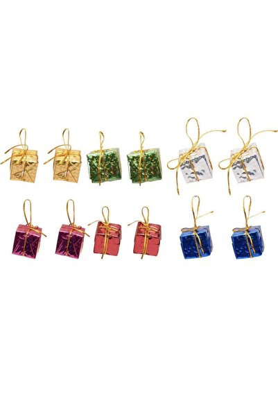 Bkmc Ornament pentru brad de Crăciun Pachet cadou de 12 Ornament pentru brad ...