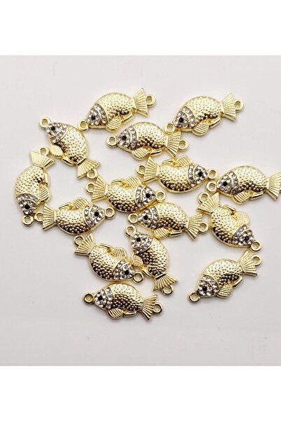 HASAN ERDOĞAN 5 bucăți de model de pește cu pandantiv de piatră pentru brățară