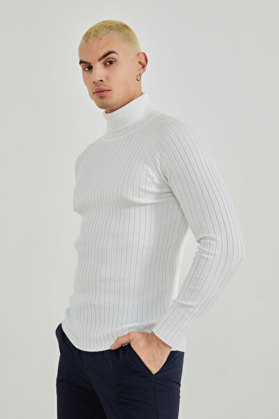 PAULMARK Tricotaj Fisherman cu nervuri