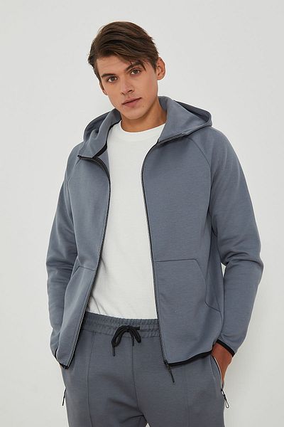 PAULMARK Color Mixed Sweat Top