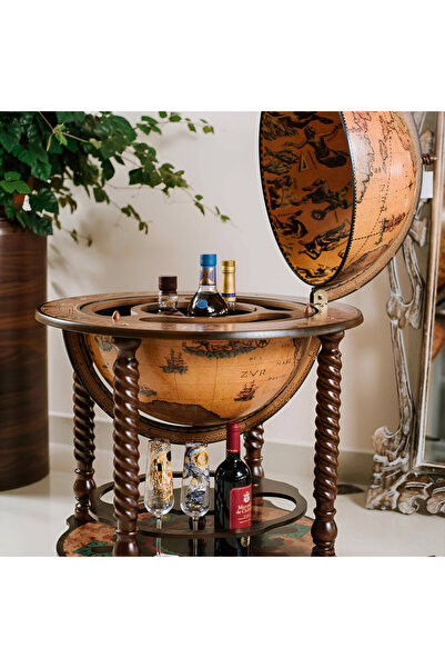 Genel Markalar Zoffoli Bacco Dünya Bar İçki Sunum Servis Sehpası, XVI. Yüzyıl...