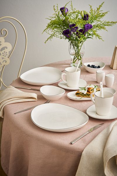 İSTANBUL PORSELEN Bige 32 Piece Breakfast Set for 6 People