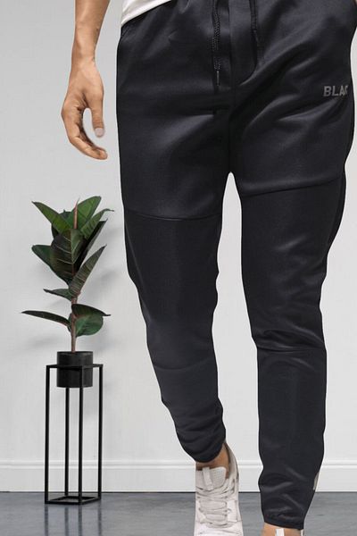ÇİTA Ανδρική φούτερ Cheetah Sports Black Scuba Carrot Leg PM.2125