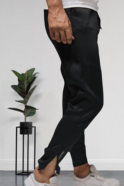 ÇİTA Ανδρική φούτερ Cheetah Sports Black Scuba Carrot Leg PM.2125