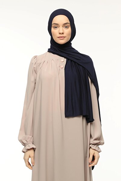 Altobeh Ready Practical Interlocking Luxury Organic Plain Combed Shawl Cross Aligned Navy Blue