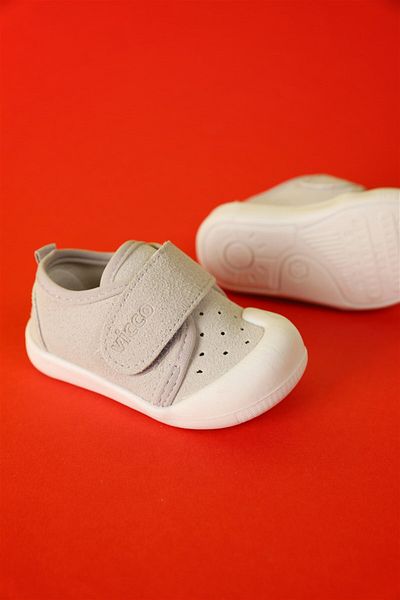 Vicco Size 19-21 Vicco Anka Anatomical Sole Gray First Step Shoes