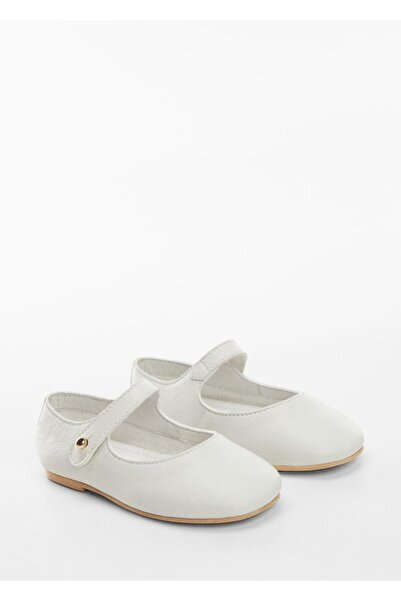 MANGO Baby Bantlı Deri Babet