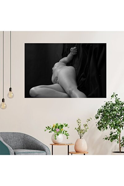 HDART Modern Nü Kadın Kanvas Tablo Tablosu Salon Oturma Yatak Odası Ofis Cafe Için Duvar Dekoru