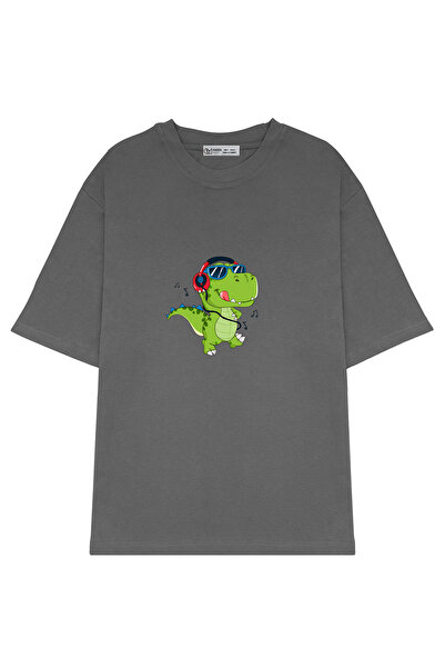 GreenMint سماعة رأس مضحكة على شكل ديناصور للجنسين، نظارة شمسية Trex_OE1199