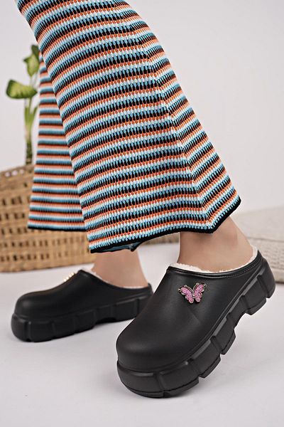 Moda Frato Modafrato HERA Filling Sole House Slippers Voděodolné kuchyňské pantofle Nemocniční pantofle Vlněná podšívka