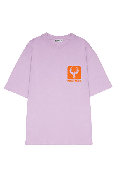 GreenMint شعار موسيقى فينيكس كبير الحجم للجنسين برتقالي_OE1703