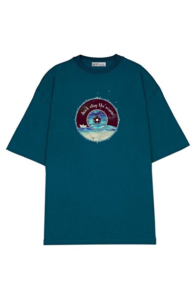 GreenMint مقاس كبير للجنسين Don_t Stop the Music_OE1147