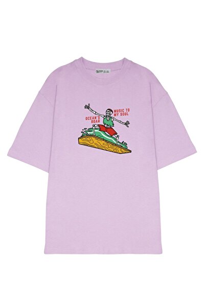 GreenMint مقاس كبير للجنسين Ocean_s roar هو موسيقى إلى روحي_OE1674